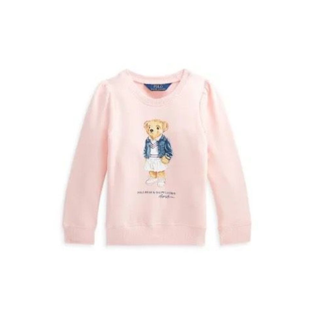 Polo Ralph Lauren Toddler Girl Polo Bear Fleece Sweatshirt